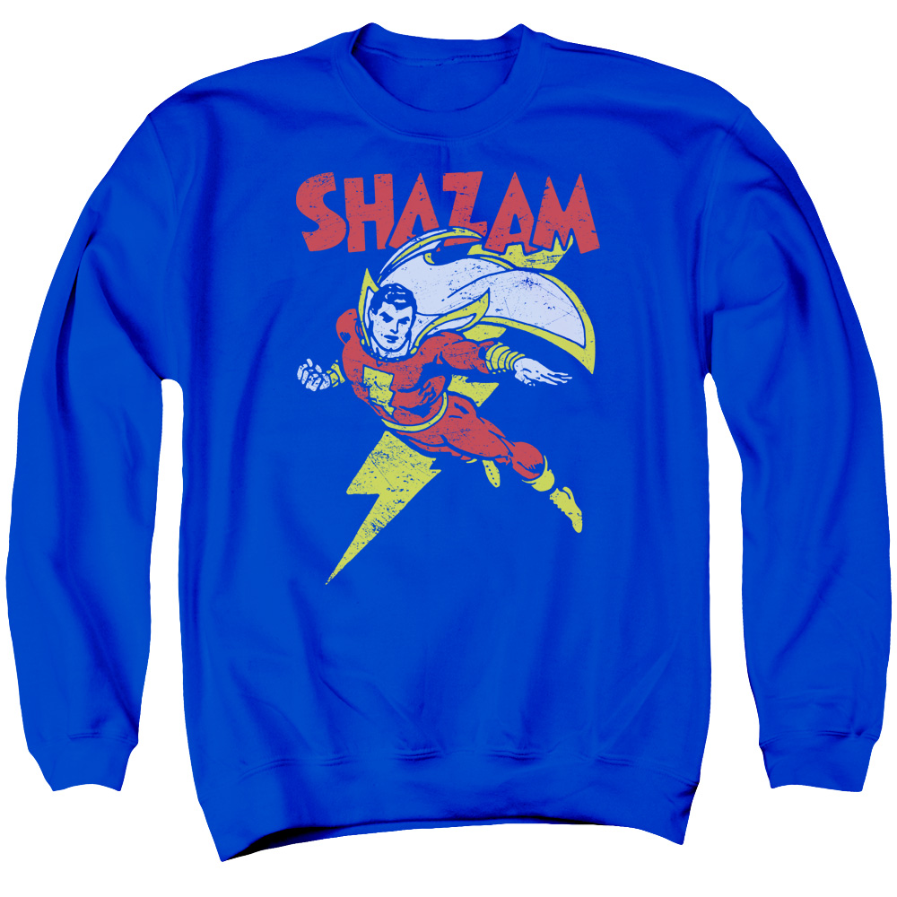 DCO795-AS-5 DC Lets Fly Adult Crewneck Sweatshirt, Royal - 2X