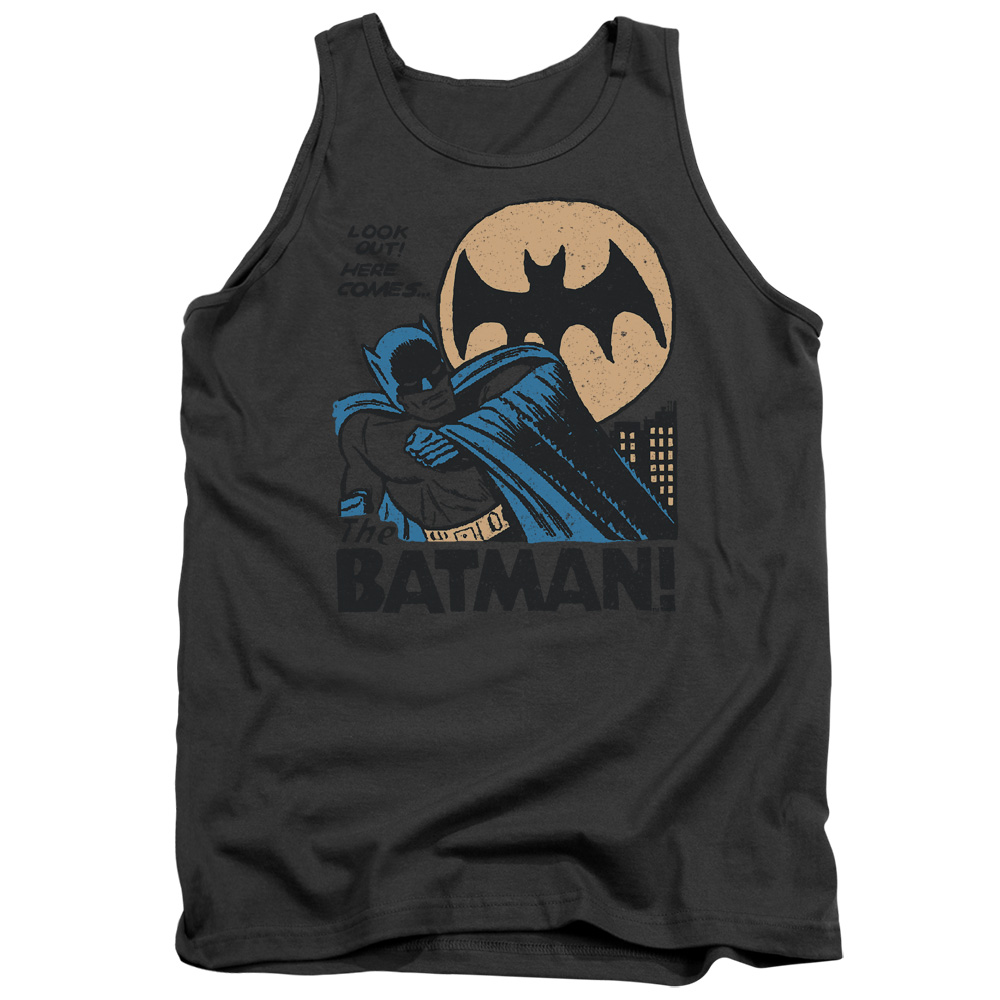 DCO755C-TK-2 DC Look Out Adult Tank Top, Charcoal - Medium
