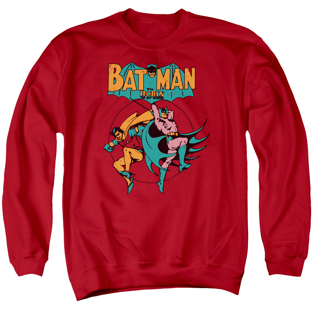 DCO753-AS-2 DC Starling Shock Adult Crewneck Sweatshirt, Red - Medium