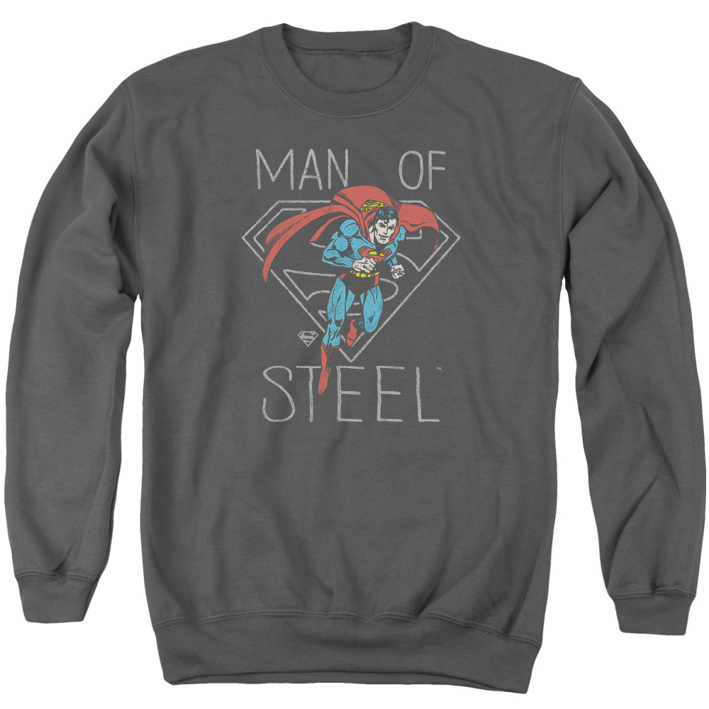 DCO751-AS-2 DC Hardened Heart Adult Crewneck Sweatshirt, Charcoal - Medium