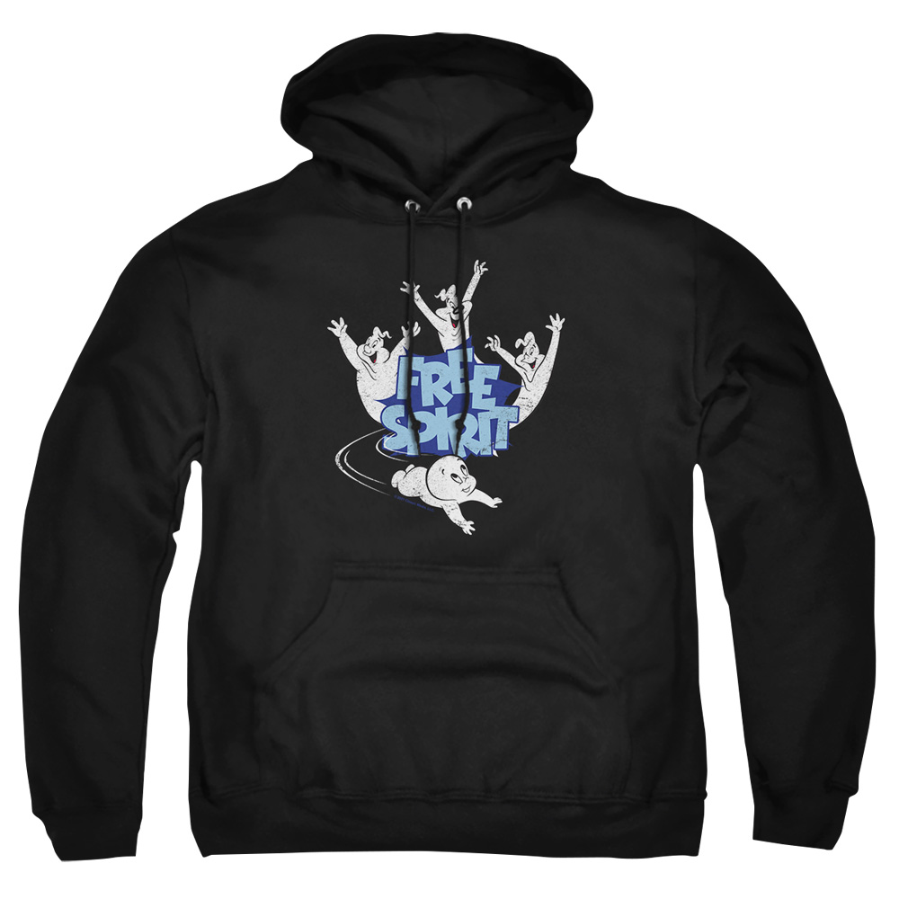 DRM539-AFTH-2 Casper Free Spirit Adult Pullover Hoodie, Black - Medium