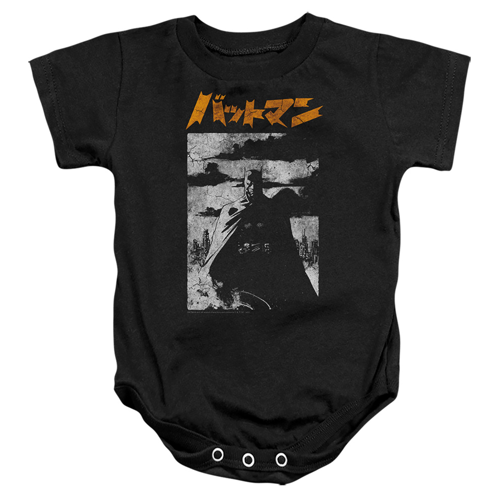 BM3493-SS-2 Batman Tokyo Shadows Infant Snapsuit, Black - Medium - 12 Month
