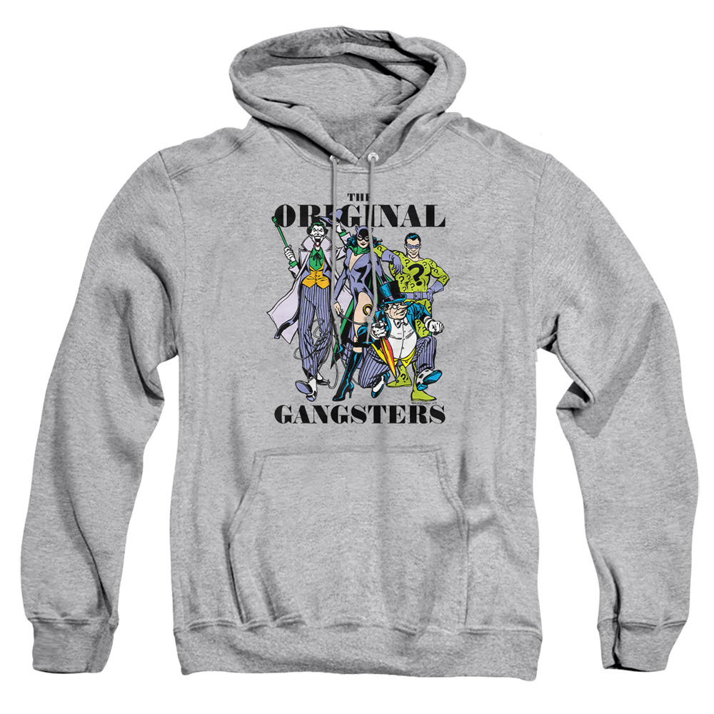 DCO821B-AFTH-4 DC Original Gangsters Adult Pullover Hoodie, Athletic Heather - Extra Large