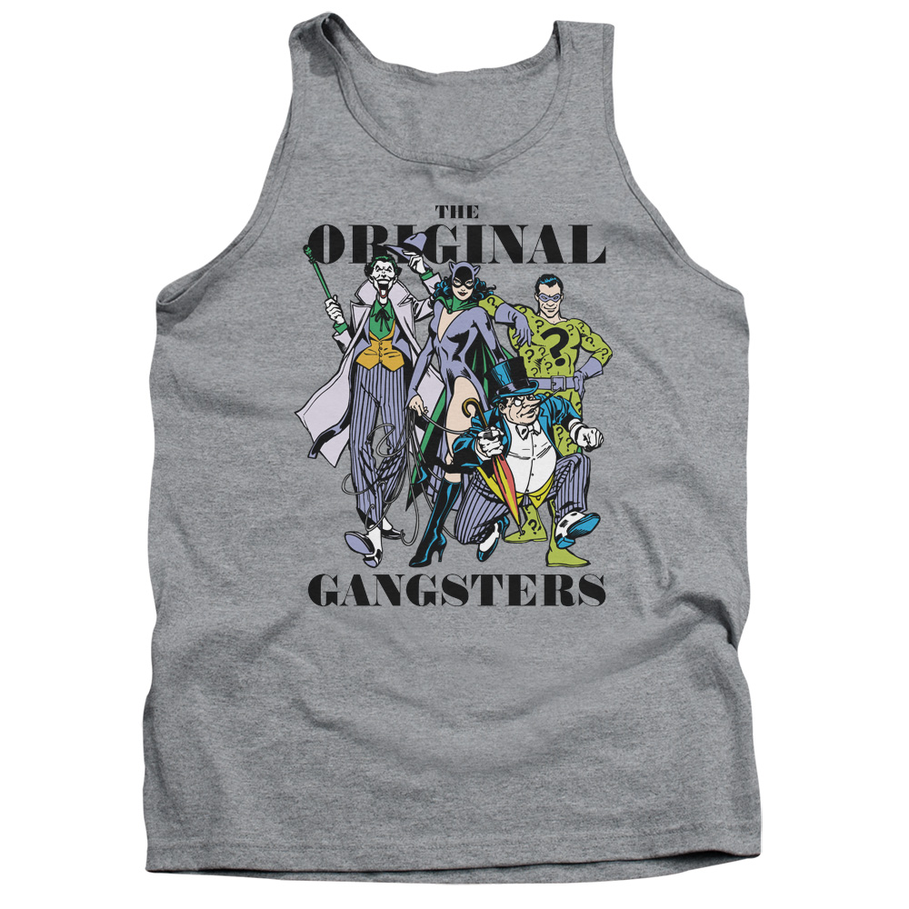 DCO821B-TK-2 DC Original Gangsters Adult Tank Top, Athletic Heather - Medium