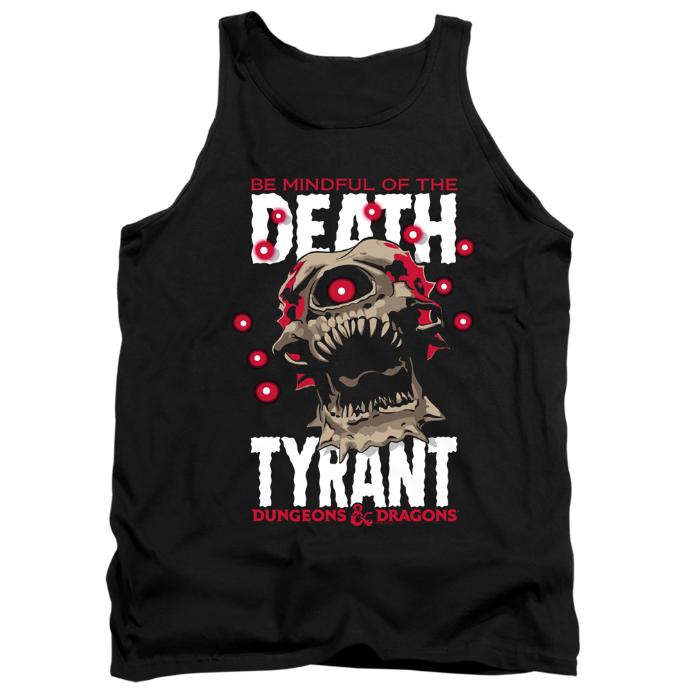 HBRO677-TK-2 Dungeons & Dragons Death Tyrant Adult Tank Top, Black - Medium