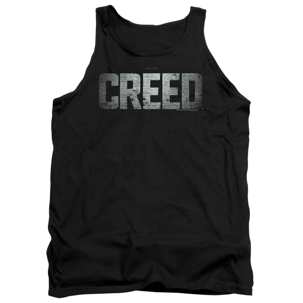 MGM258-TK-2 Creed Logo Adult Tank Top, Black - Medium