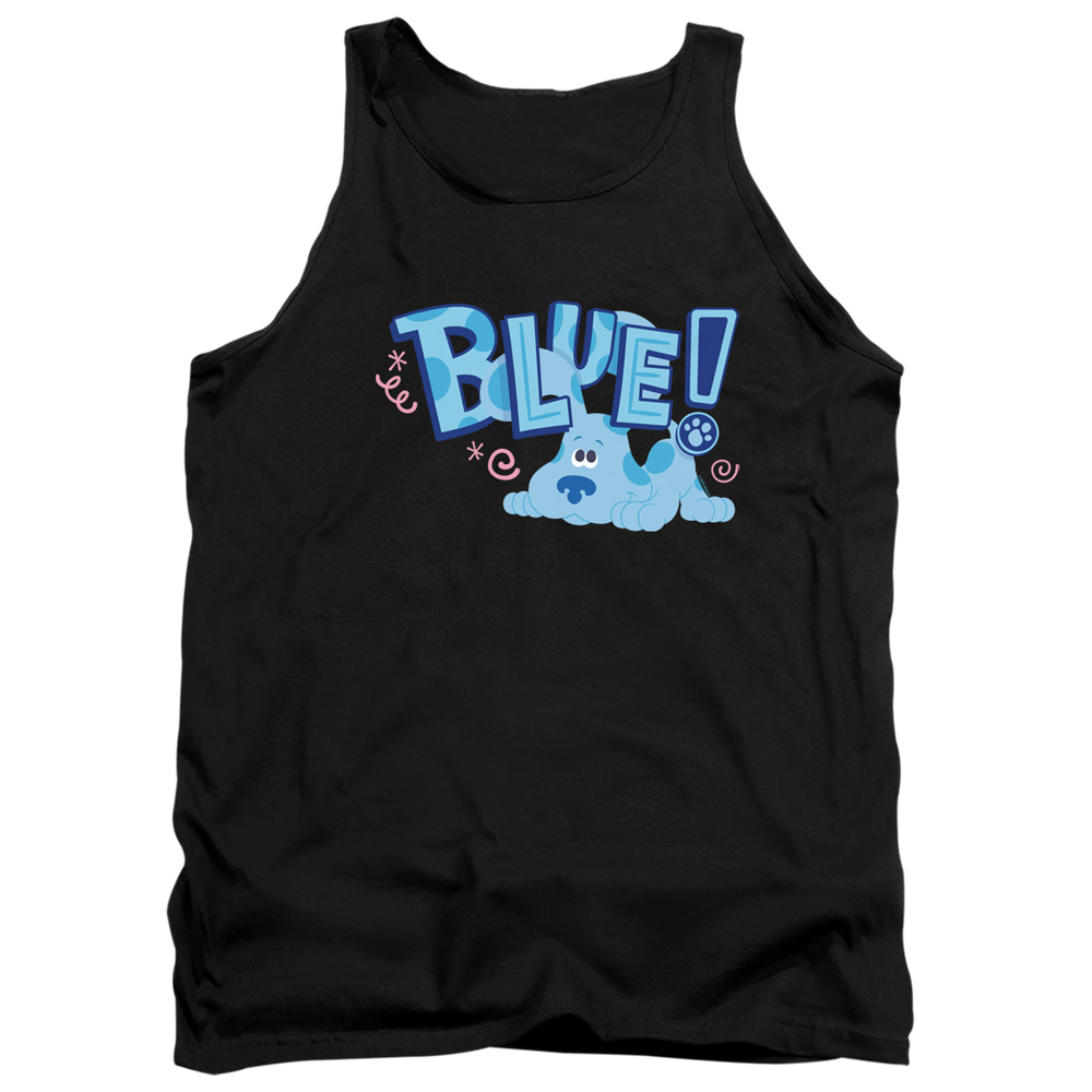 NICK405-TK-1 Blues Clues & You Puppy Adult Tank Top, Black - Small