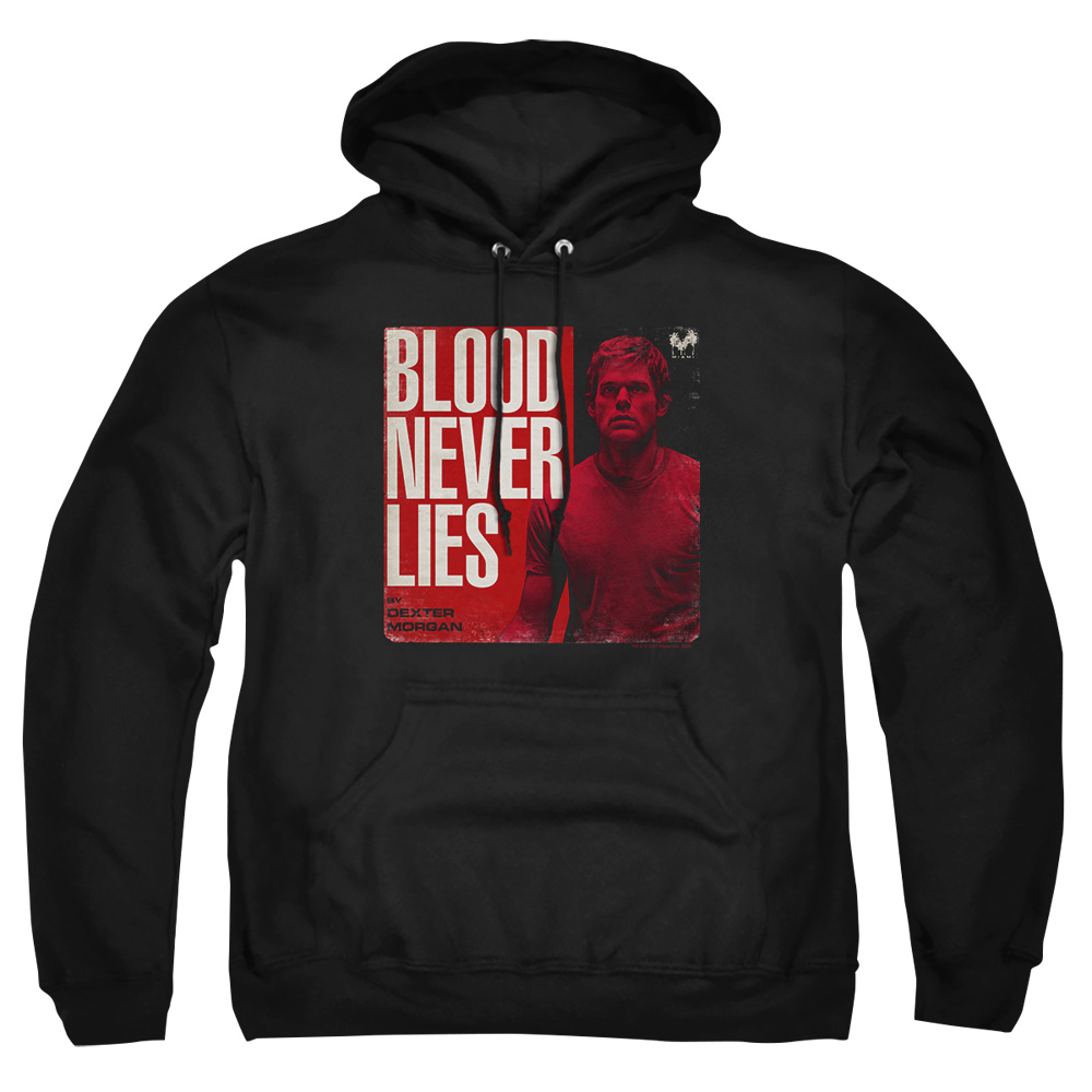 SHO436-AFTH-2 Dexter Cover Adult Pullover Hoodie, Black - Medium