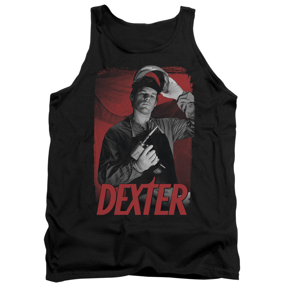 SHO503-TK-2 Dexter See Saw Adult Tank Top, Black - Medium