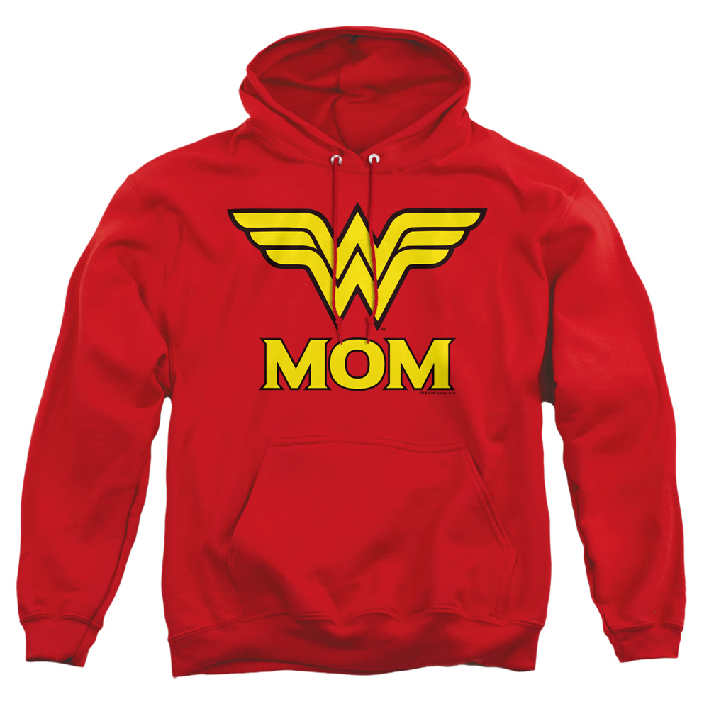 DCO892-AFTH-2 DCO Wonder Mom Adult Pullover Hoodie, Red - Medium