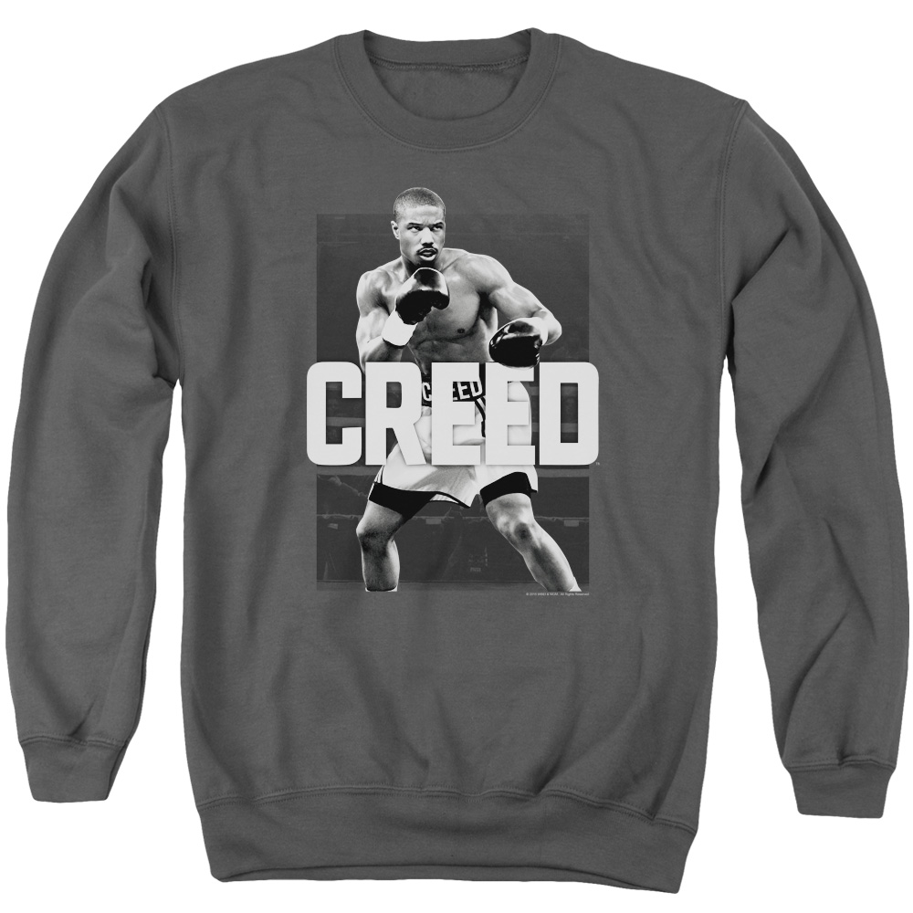 MGM263-AS-2 Creed Final Round Adult Crewneck Sweatshirt, Charcoal - Medium