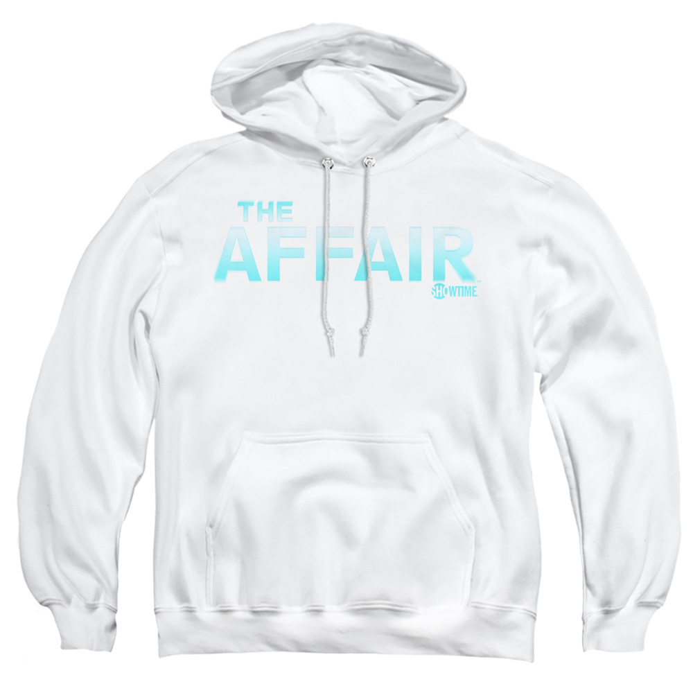 SHO489-AFTH-2 Affair Logo Adult Pullover Hoodie, White - Medium
