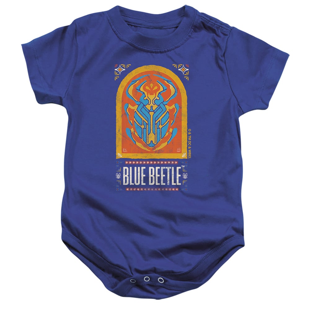 BBTL10010-SS-4 Blue Beetle 2023 Archway Infant Snapsuit, Royal - Extra Large - 24 Month