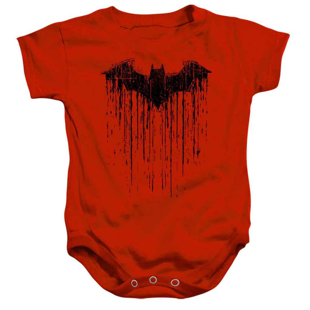BM3436-SS-3 Batman Paint 3 Infant Snapsuit, Red - Large - 18 Month