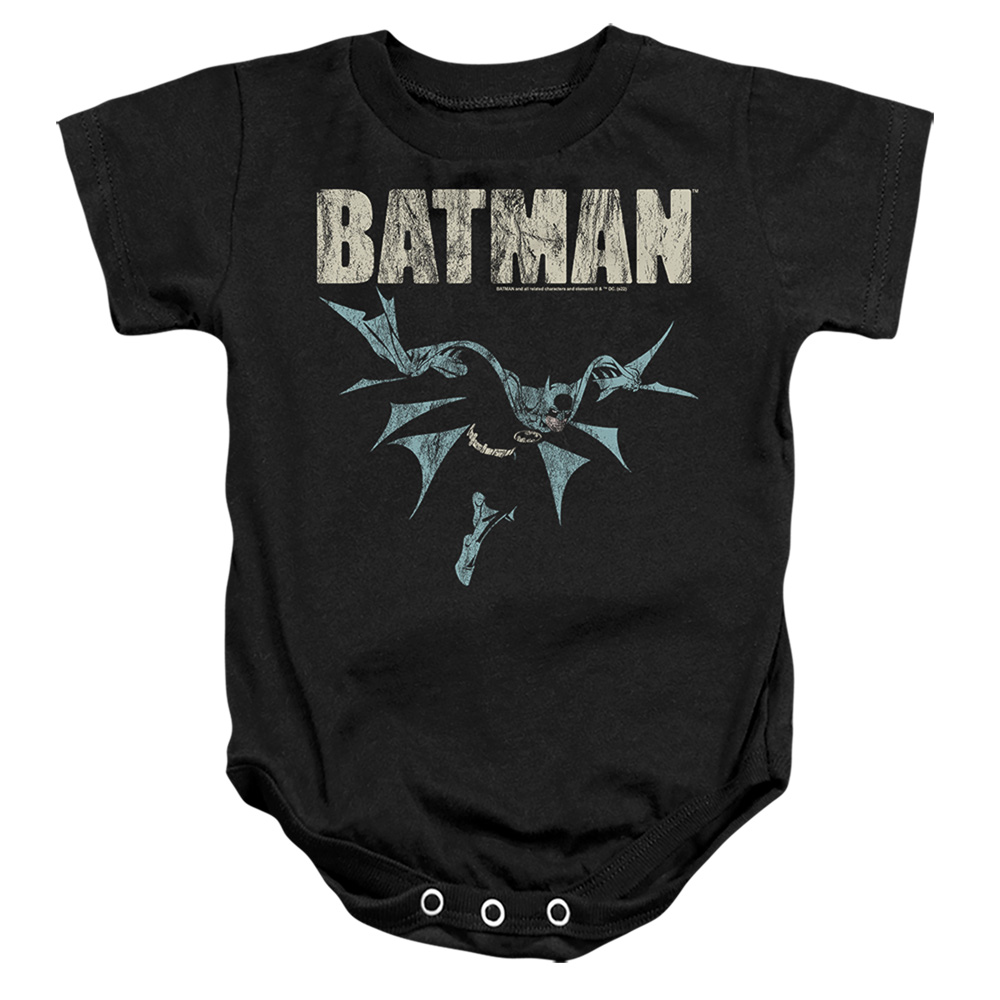 BM3425-SS-4 Batman Glide Infant Snapsuit, Black - Extra Large - 24 Month