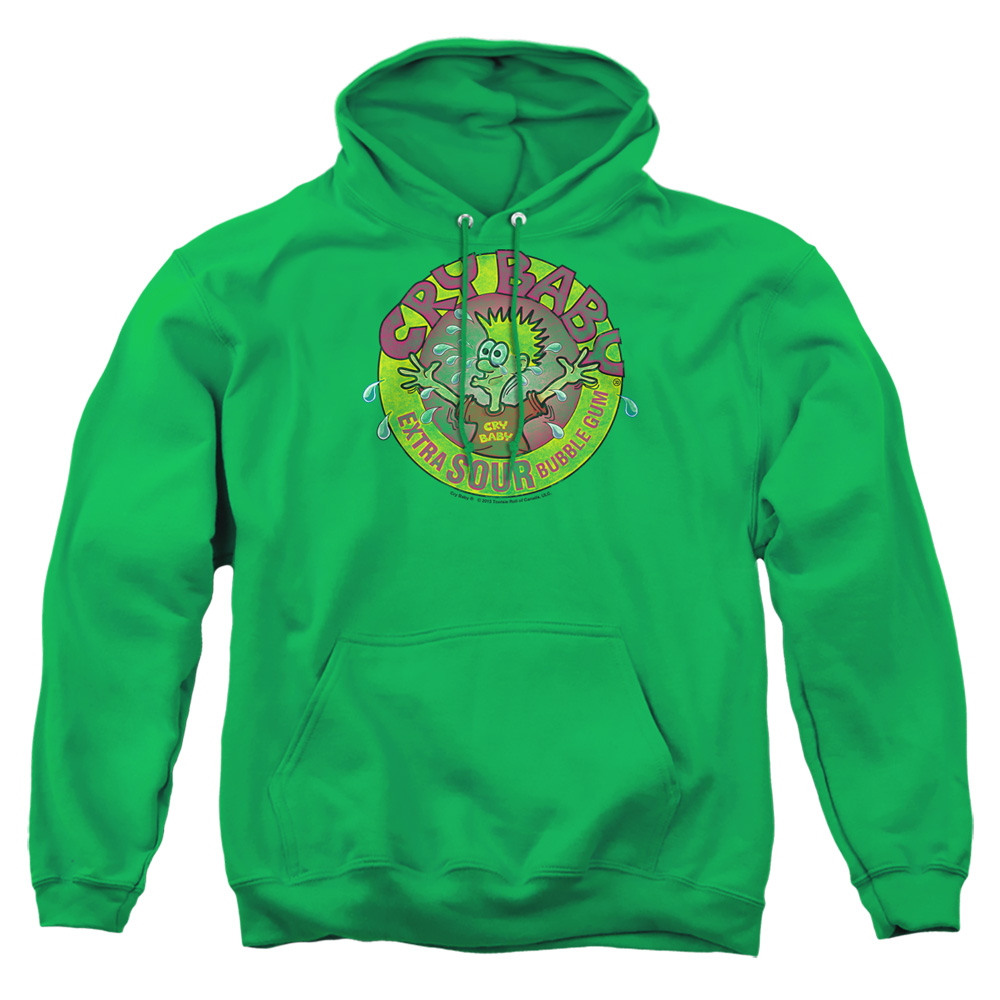 DBL147-AFTH-1 Dubble Bubble Logo Adult Pullover Hoodie, Kelly Green - Small