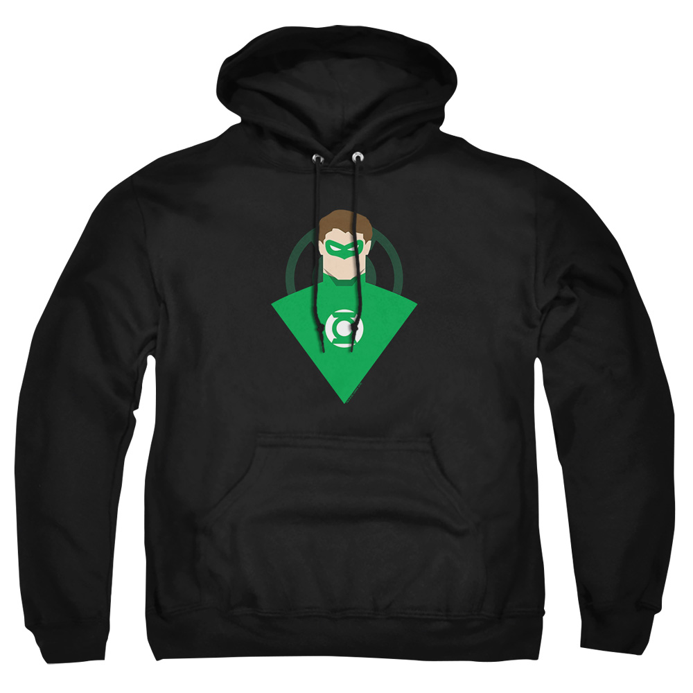 GL371-AFTH-8 DC Simple Gl Adult Pullover Hoodie, Black - 5X