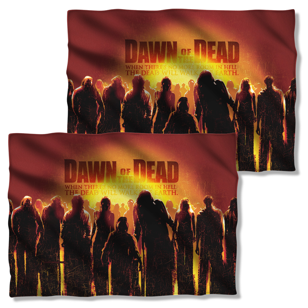 UNI751FB-PLO1-0 Dawn of the Dead Pillow Case, White - 20 x 28 in.