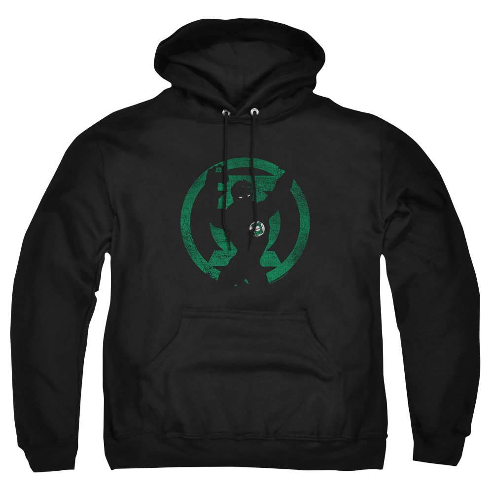 GL373-AFTH-7 DC GL Symbol Knockout Adult Pullover Hoodie, Black - 4X