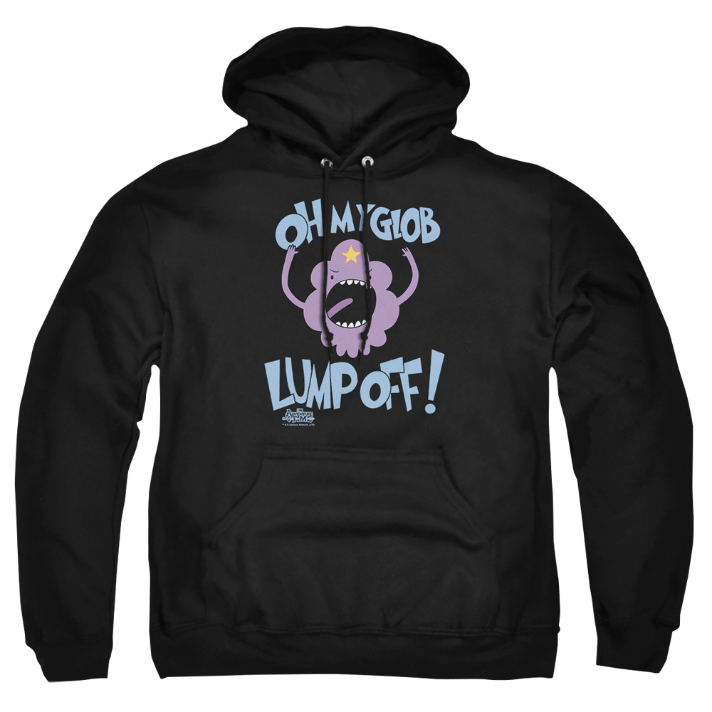 CN148-AFTH-2 Adventure Time Lump Off Adult Pullover Hoodie, Black - Medium