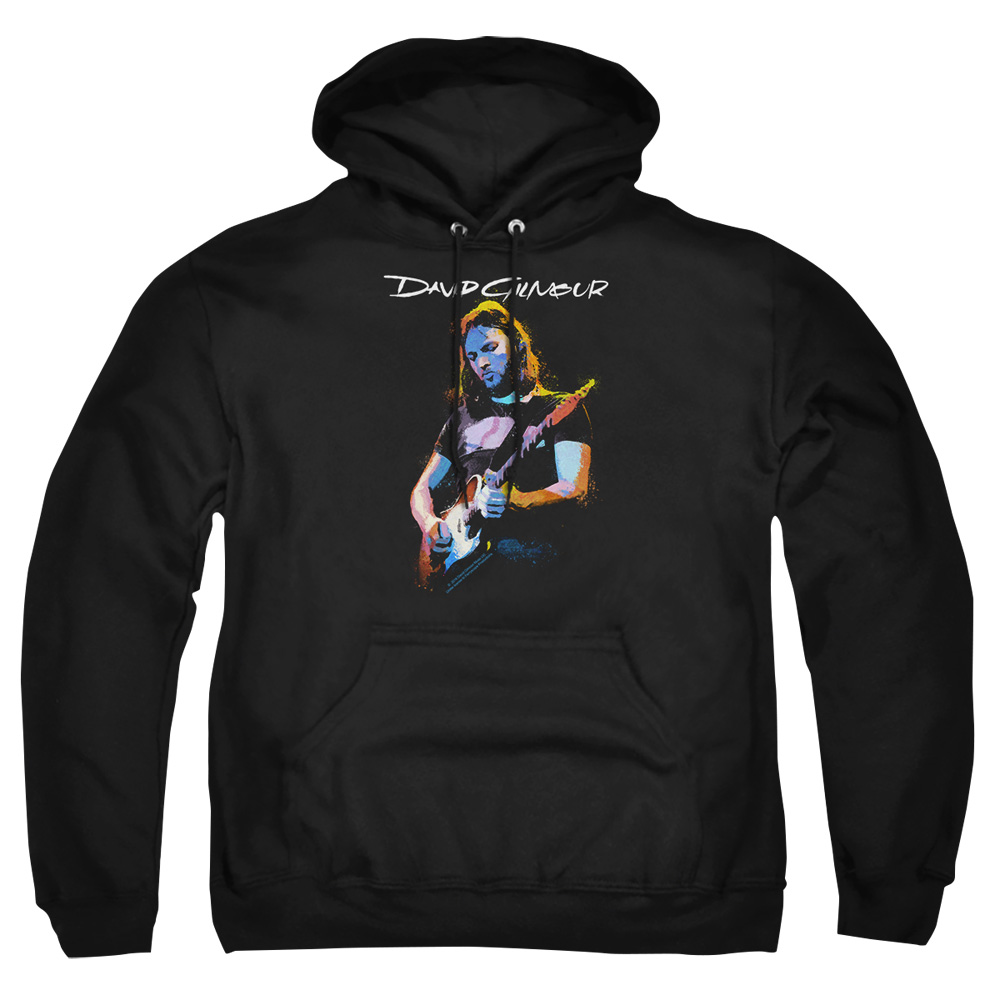 PERRY105-AFTH-1 David Gilmour Guitar Gilmour Adult Pullover Hoodie, Black - Small