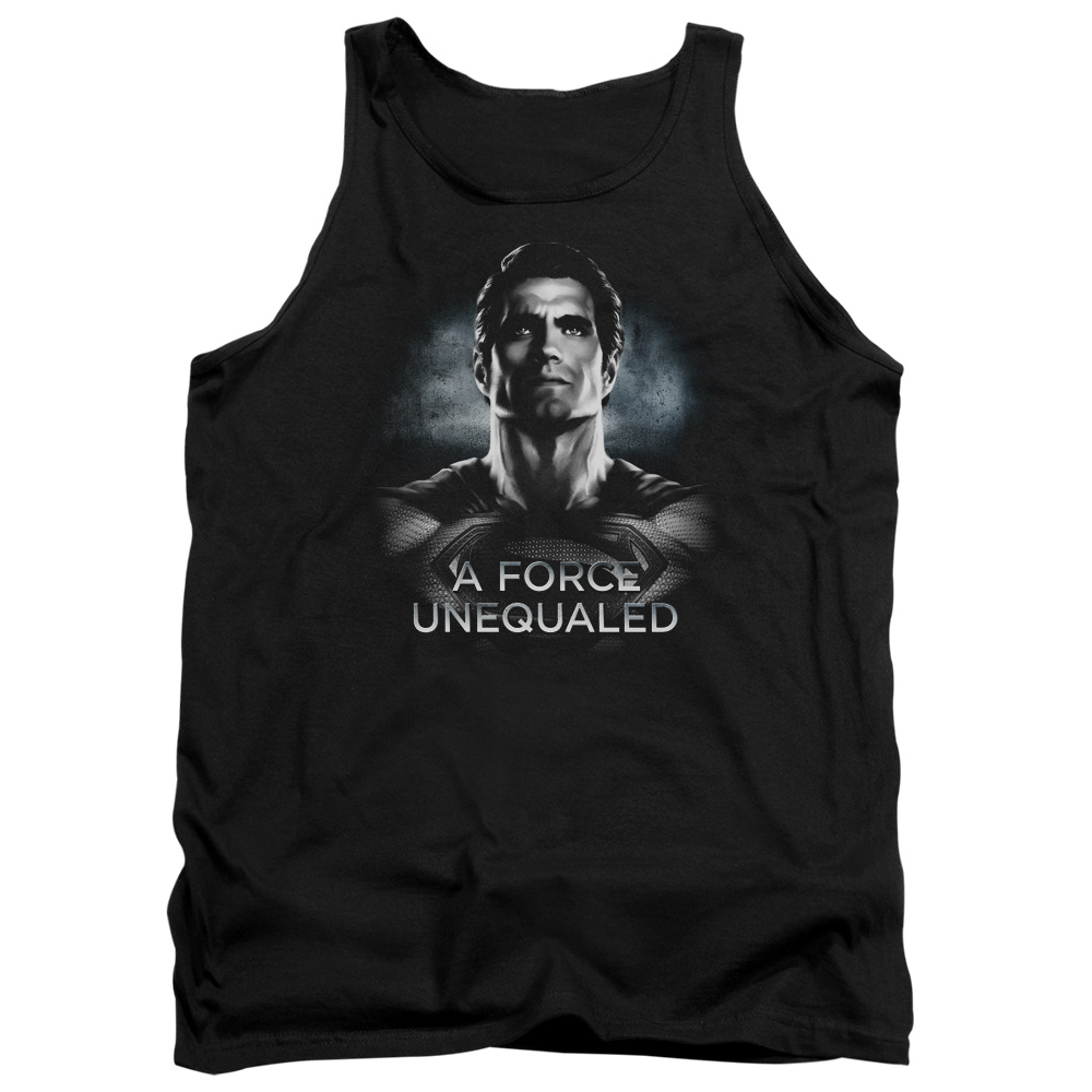 BVS142-TK-2 Batman vs Superman Unequaled Adult Tank Top, Black - Medium