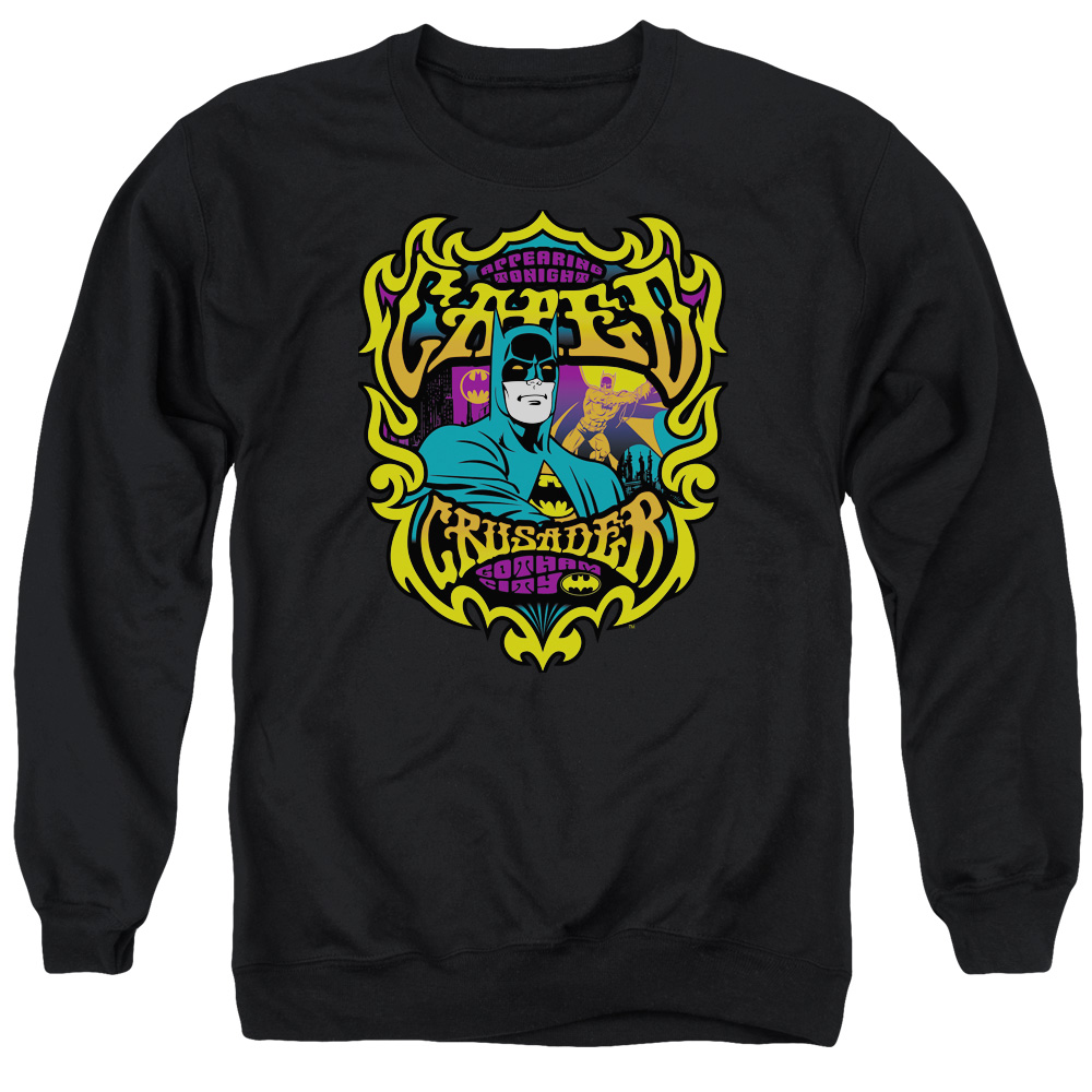 DCO110-AS-4 DC Appearing Tonight Adult Crewneck Sweatshirt, Black - Extra Large