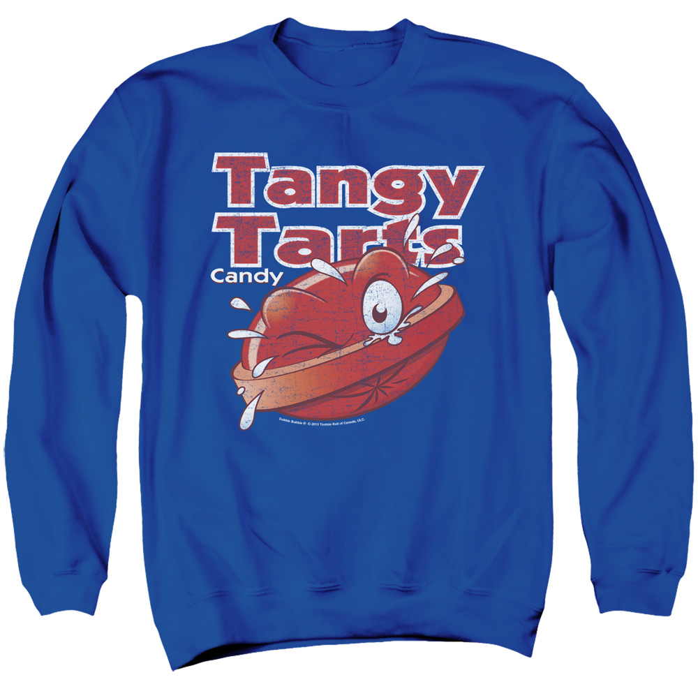 DBL132-AS-1 Dubble Bubble Tangy Tarts Adult Crewneck Sweatshirt, Royal - Small