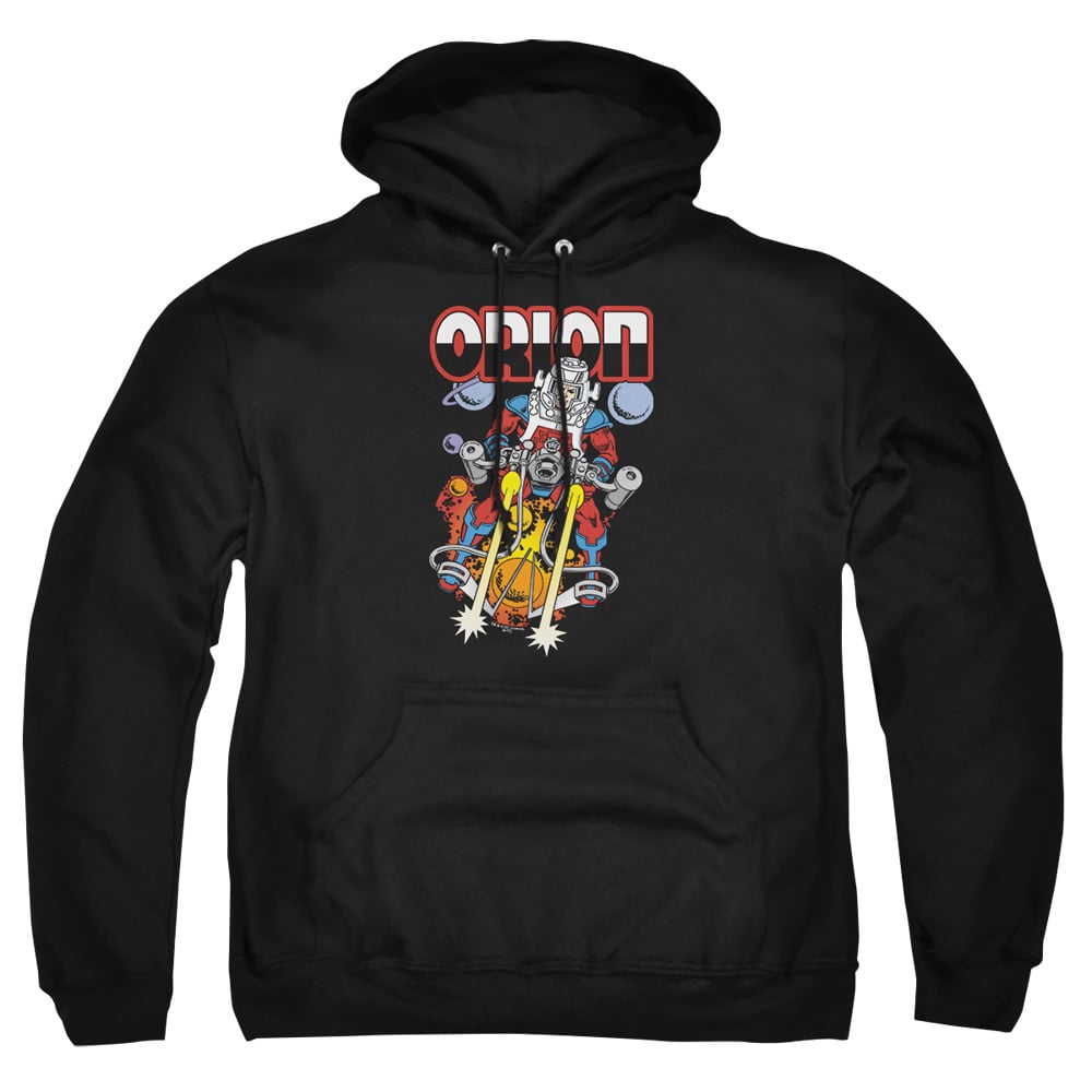DCO324-AFTH-7 DC Orion Adult Pullover Hoodie, Black - 4X