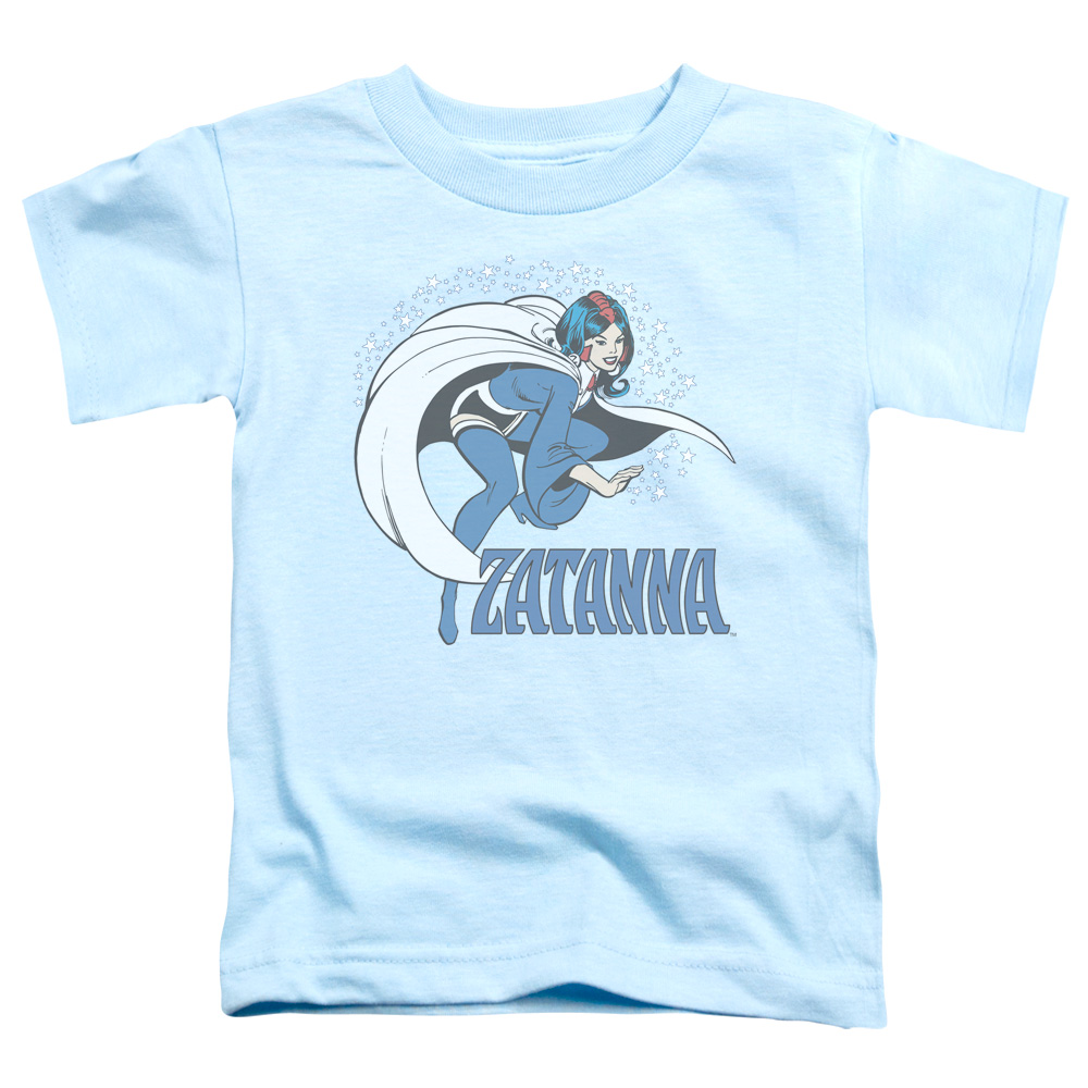 DCO226-TT-2 DC Zatanna Toddler Short Sleeve T-Shirt, Light Blue - Medium 3T