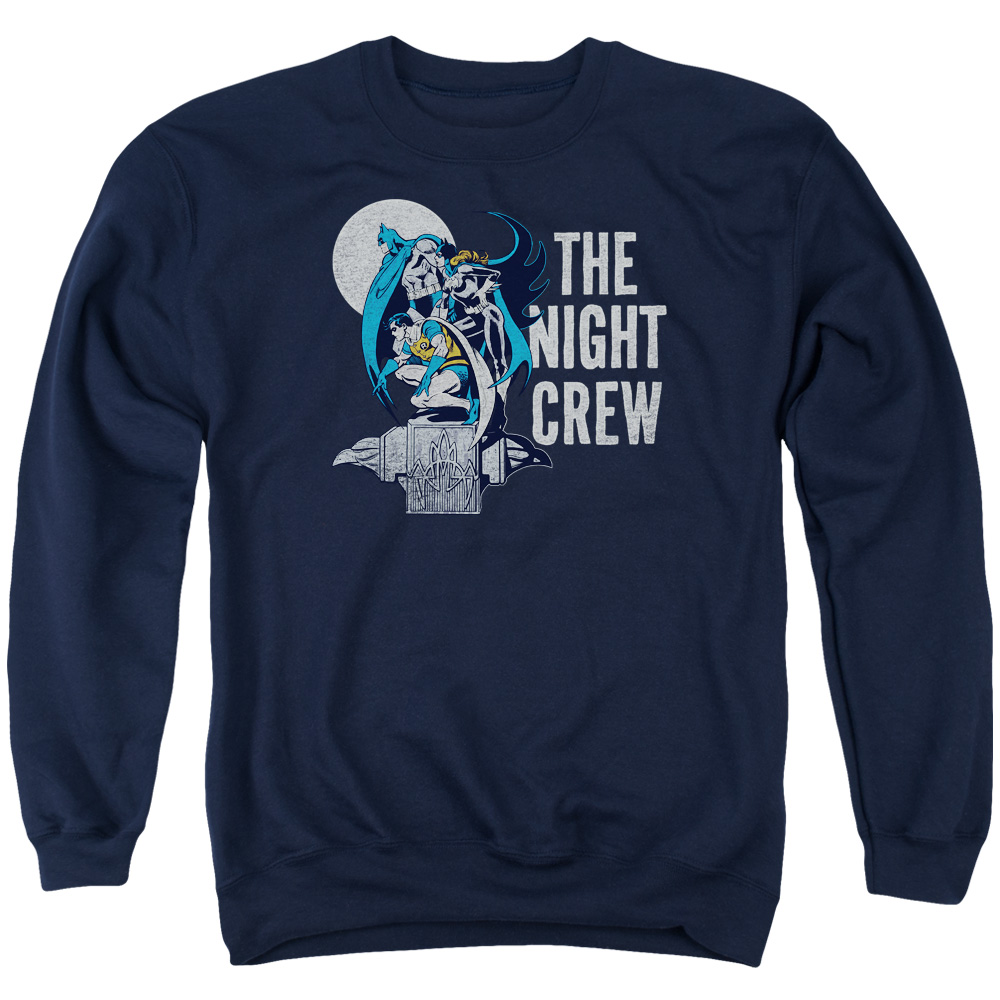 DCO642-AS-4 DC Night Crew Adult Crewneck Sweatshirt, Navy - Extra Large