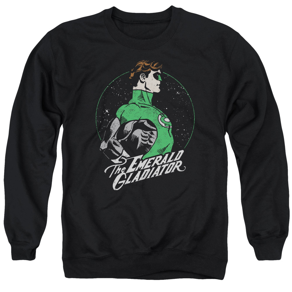 DCO808-AS-2 DC Star Gazer Adult Crewneck Sweatshirt, Black - Medium