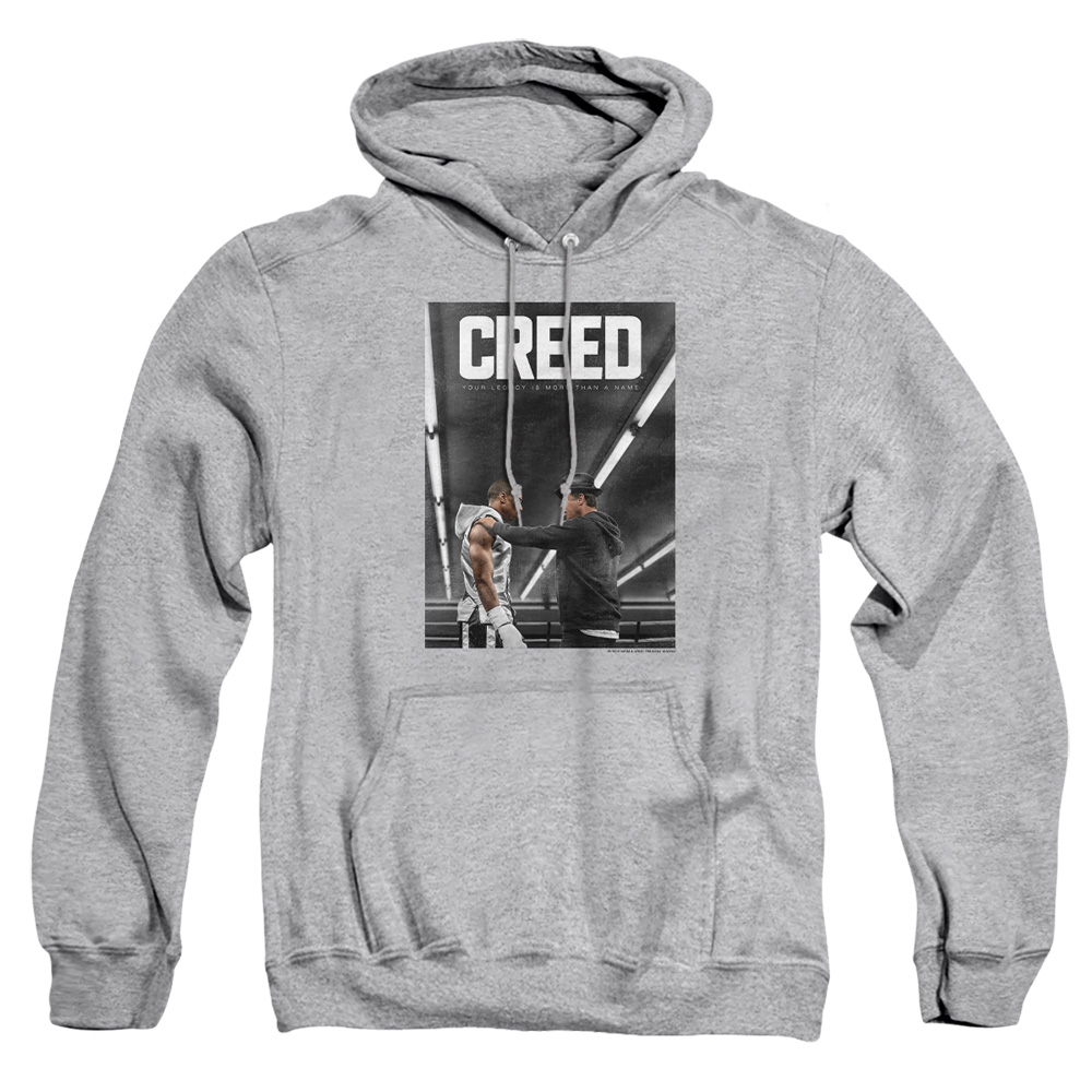 MGM259-AFTH-3 Creed Poster Adult Pullover Hoodie, Athletic Heather - Large