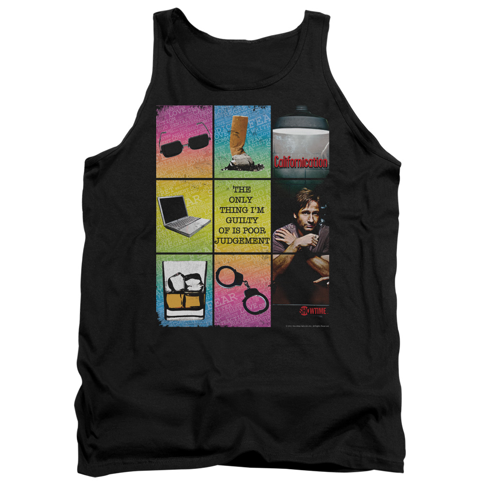 SHO312-TK-2 Californication Poor Judgement Adult Tank Top, Black - Medium