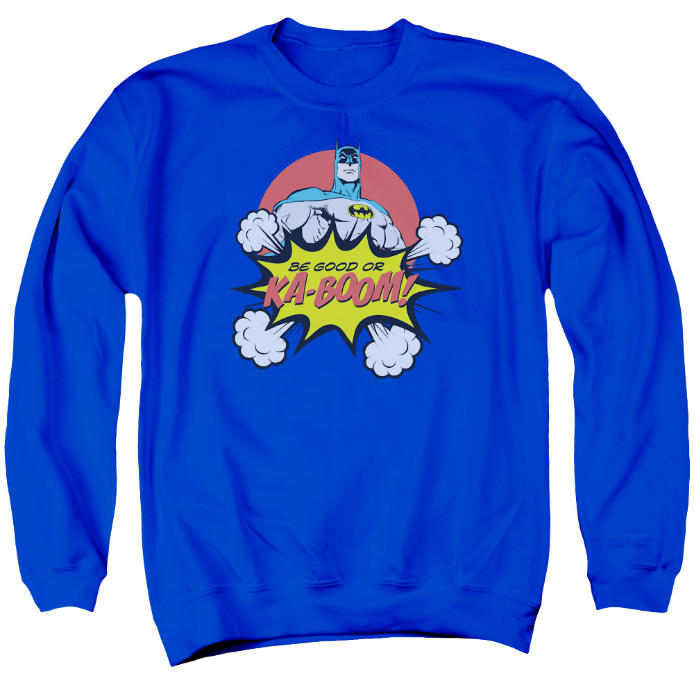 DCO739-AS-2 DC Kaboom Adult Crewneck Sweatshirt, Royal - Medium