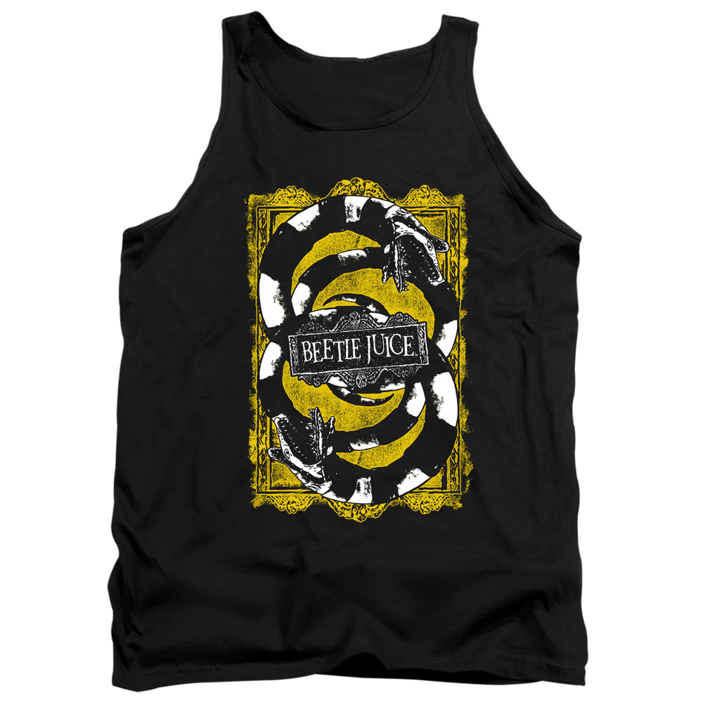 WBM906B-TK-2 Beetlejuice We Got Worms Adult Tank Top, Black - Medium