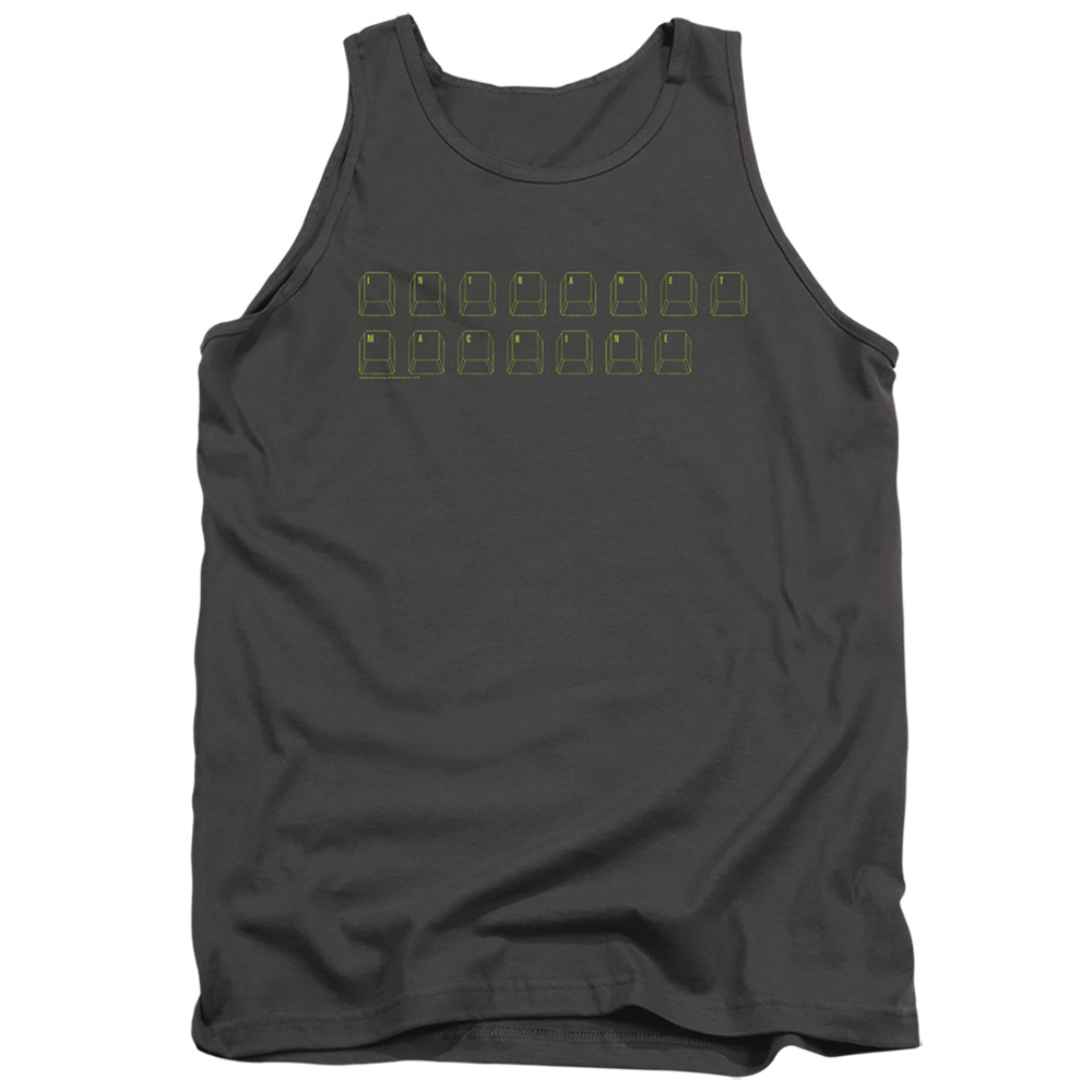 WBT705-TK-4 Big Bang Theory Intranet Machine Adult Tank Top, Charcoal - Extra Large