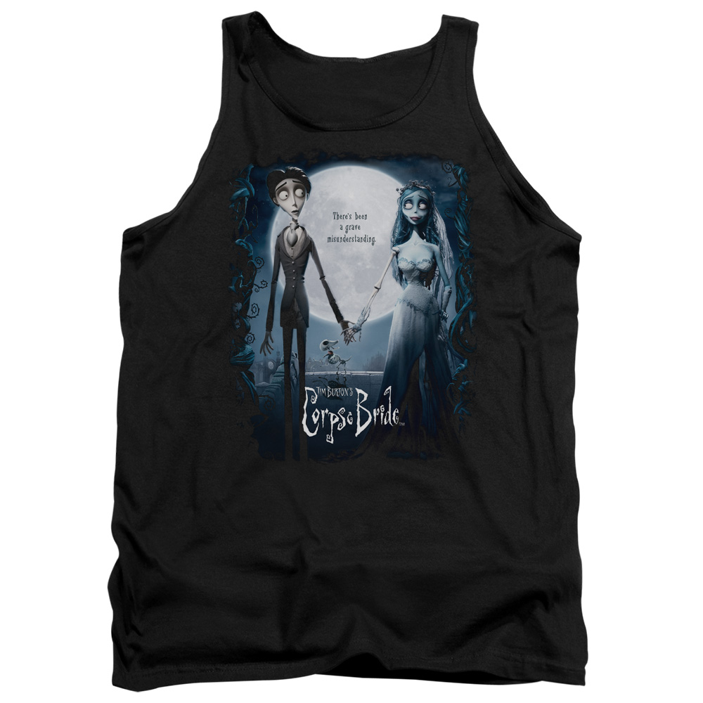 WBM215-TK-2 Corpse Bride Poster Adult Tank Top, Black - Medium