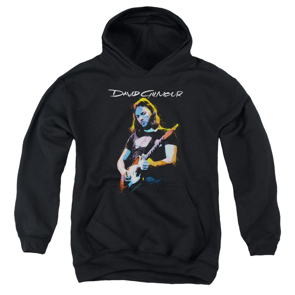 PERRY105-YFTH-4 David Gilmour Guitar Gilmour Youth Hooded Sweatshirt, Black - Extra Large