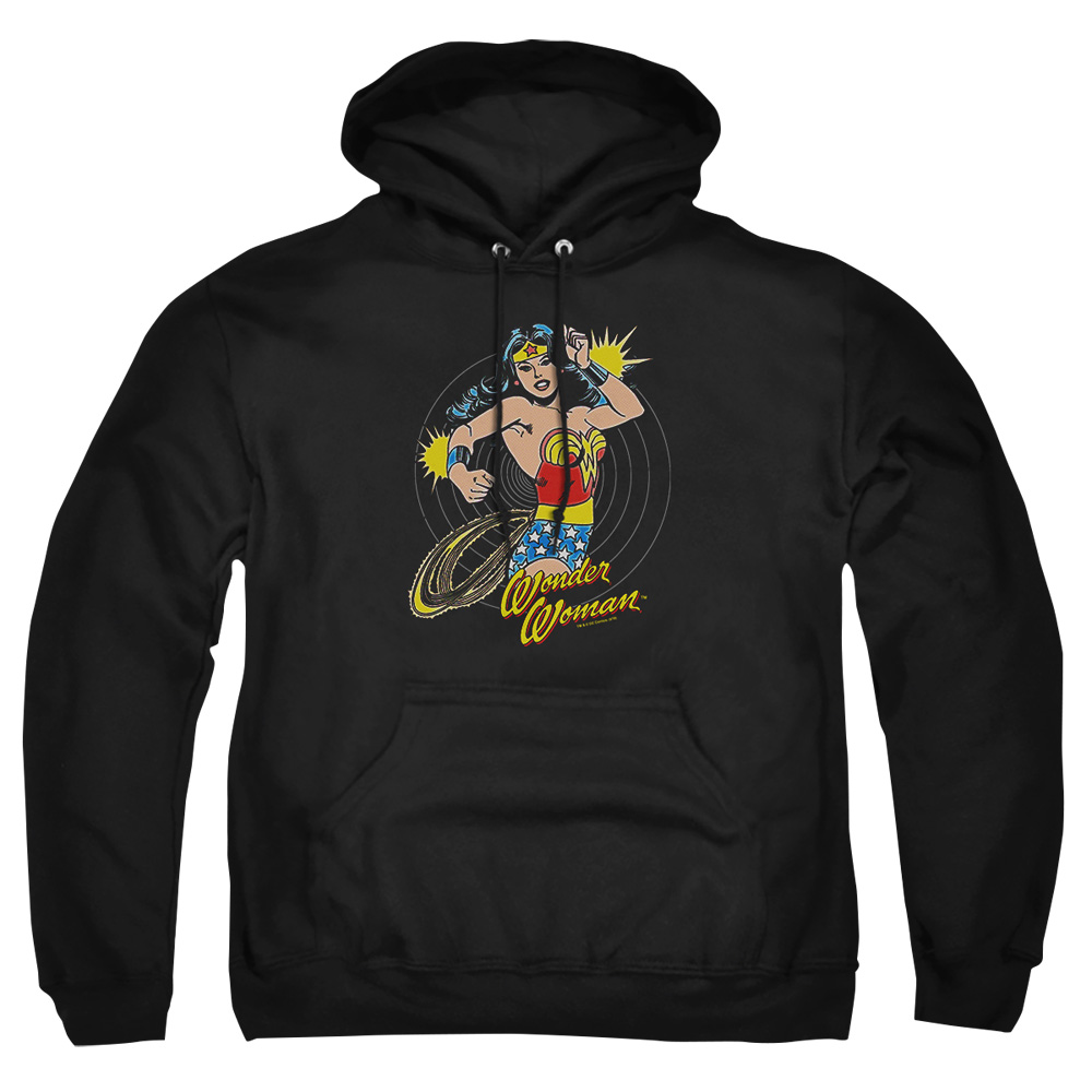 DCO842B-AFTH-8 DC Spinning Adult Pullover Hoodie, Black - 5X