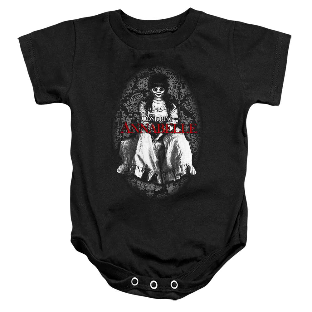 WBM910-SS-4 Annabelle Infant Snapsuit, Black - Extra Large - 24 Month