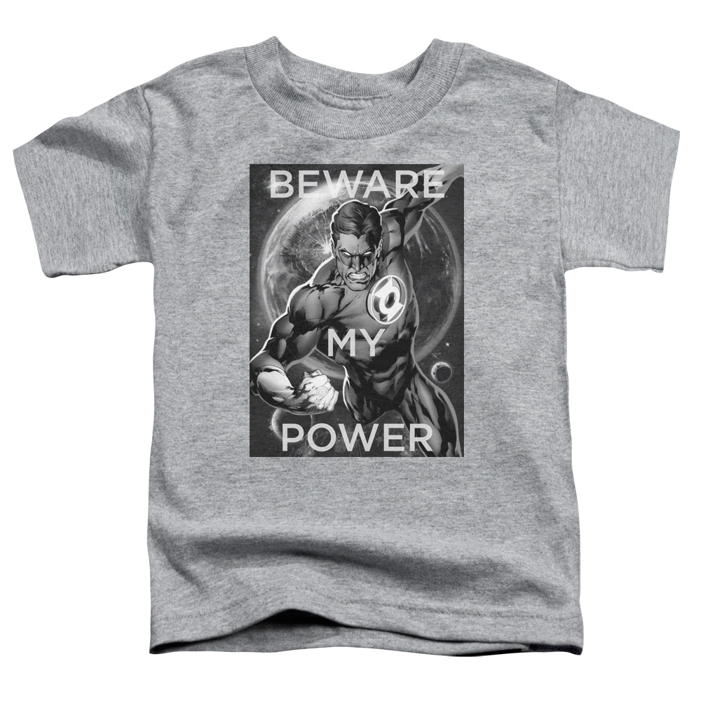 DCO828B-TT-2 DC Power Toddler Short Sleeve T-Shirt, Athletic Heather - Medium 3T