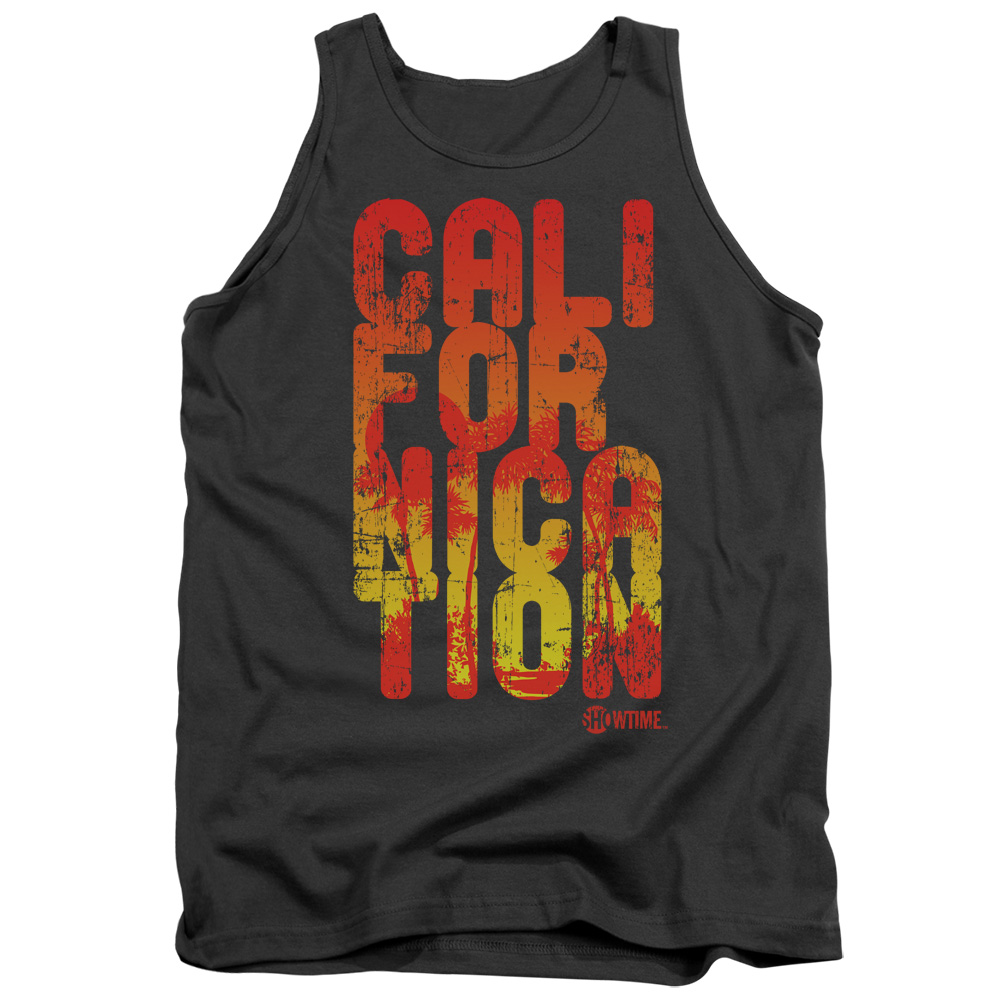 SHO224-TK-2 Californication Cali Type Adult Tank Top, Charcoal - Medium