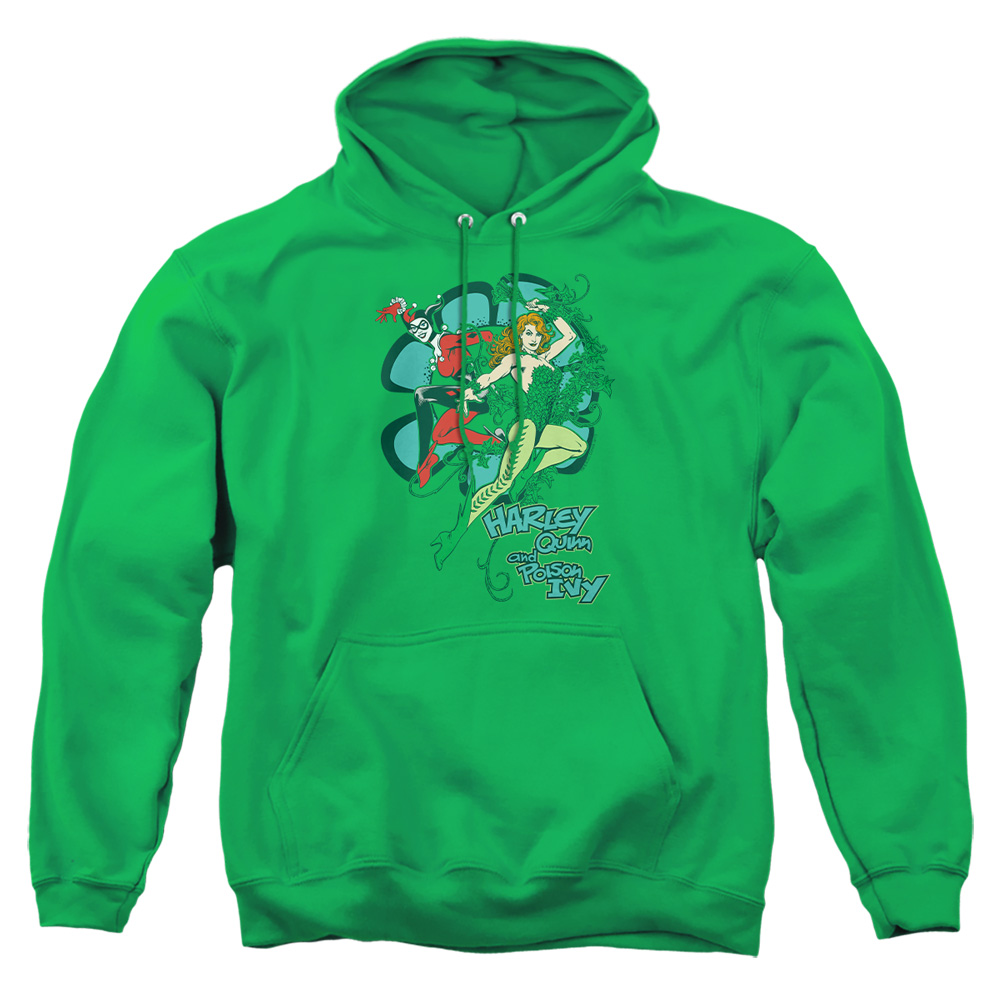 DCO529-AFTH-2 DC Harley & Ivy Adult Pullover Hoodie, Kelly Green - Medium