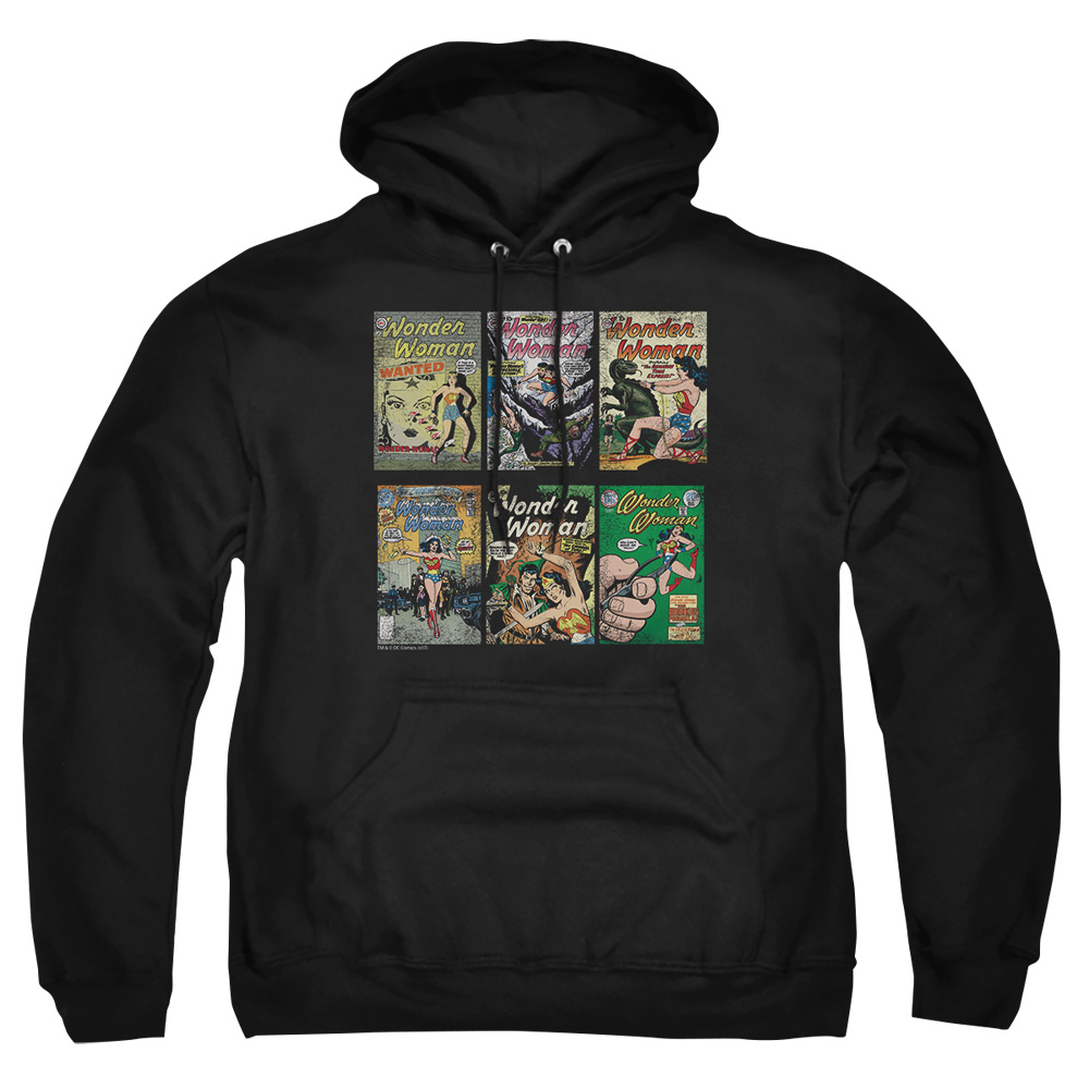DCO545-AFTH-7 DC WW Covers Adult Pullover Hoodie, Black - 4X