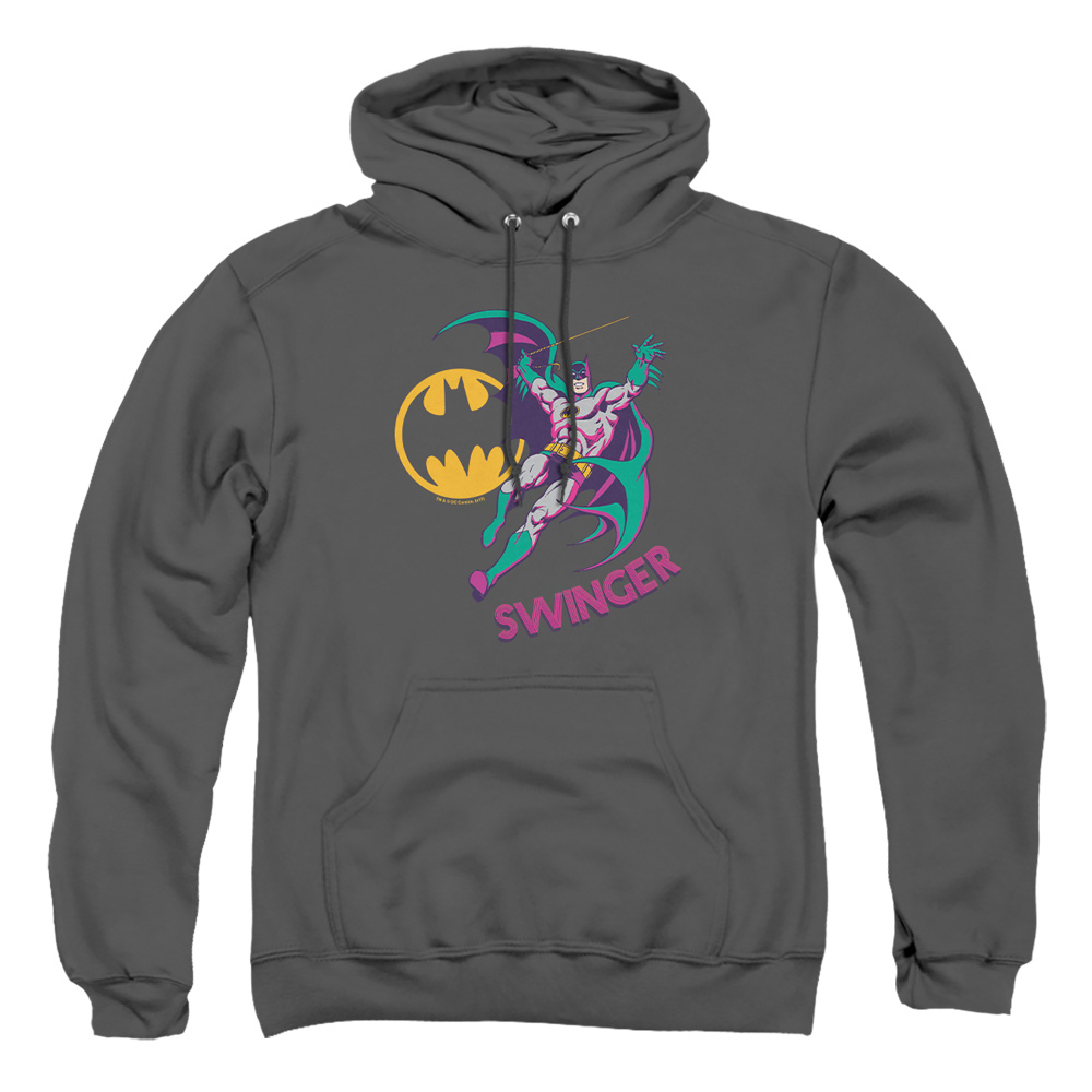 DCO584-AFTH-2 DCO Swinger Adult Pullover Hoodie, Charcoal - Medium