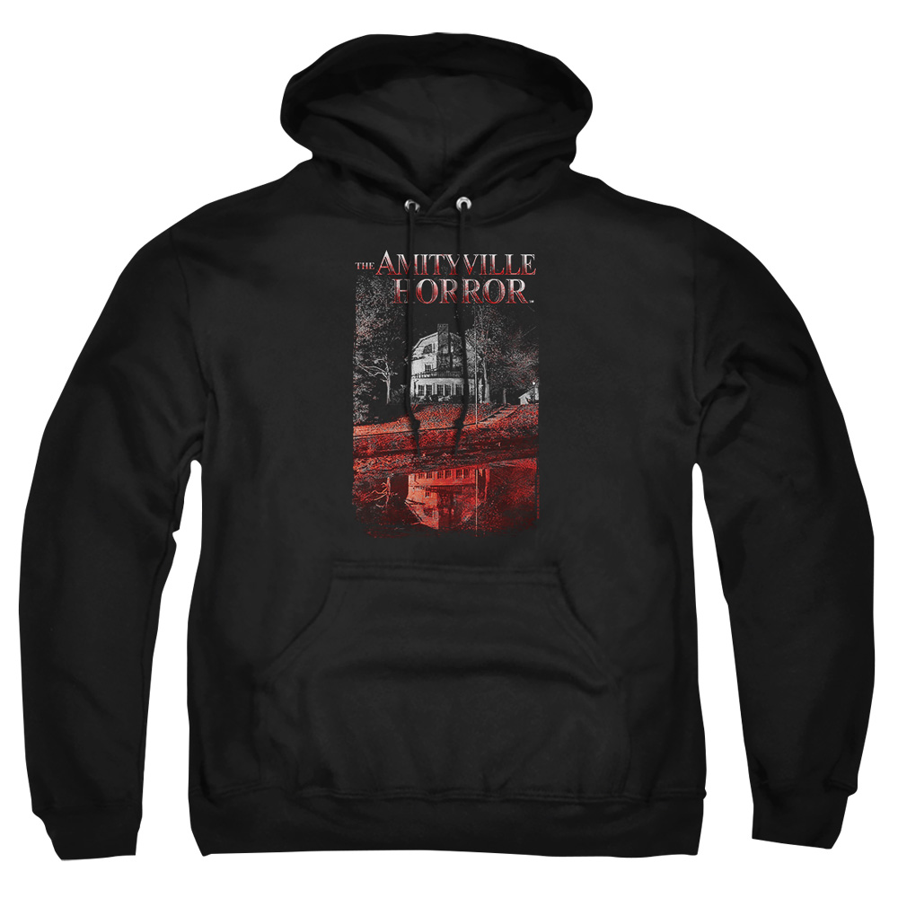 MGM325-AFTH-2 Amityville Horror Cold Blood Adult Pullover Hoodie, Black - Medium