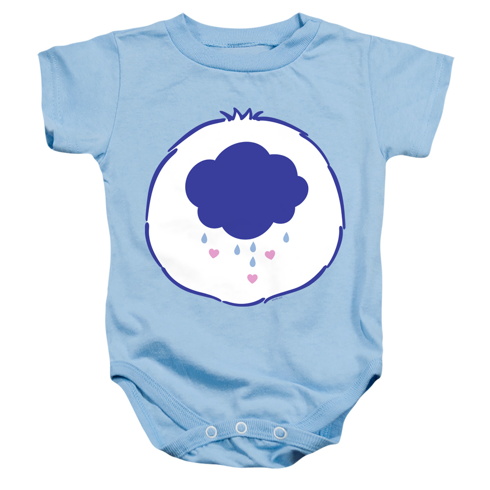 CBR233-SS-1 Care Bears Grumpy Belly Infant Snapsuit, Light Blue - Small - 6 Month