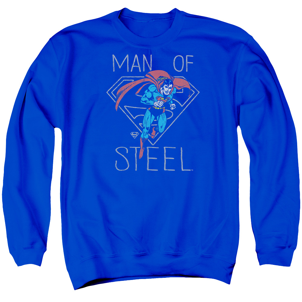 DCO751B-AS-2 DC Hardened Heart Adult Crewneck Sweatshirt, Royal - Medium