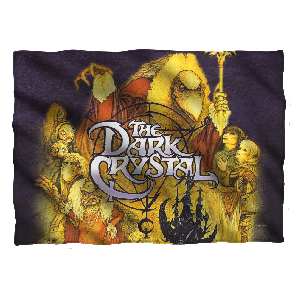 DKC124-PLO1-0 Dark Crystal Poster Pillow Case, White - 20 x 28 in.